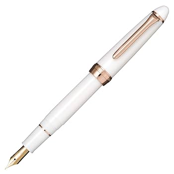 Amazon.com : Sailor Fountain Pen, Fascine, Fine Point, White